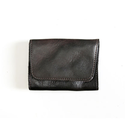 Men's Retro Top Layer Cowhide Short Wallet